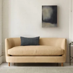 Silvan Leather Loveseat (60")