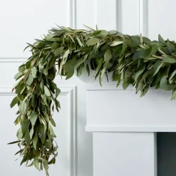 Silver Dollar Eucalyptus & Olive Garland