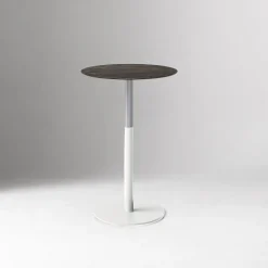 Simii Trellex Height-Adjustable Disc Base Marble Table