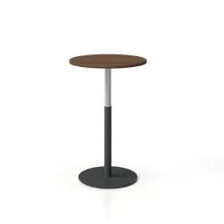 Simii Trellex Height-Adjustable Round Disc Base Laminate Table