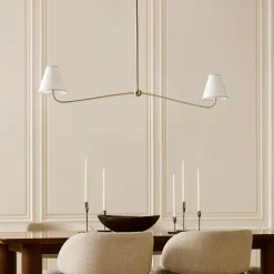 Simone Linear 2-Light Chandelier (48")