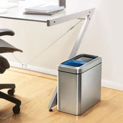 simplehuman 20L Dual Compartment Slim Open Can