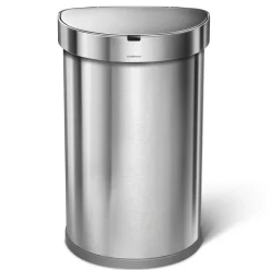 simplehuman Semi-Round Liner Rim Trash Can