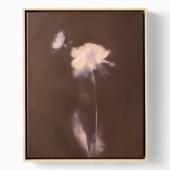 Single Dahlia Flower Wall Art by Minted for West Elm