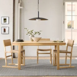 Siobhan Oak Extendable Dining Table (60"–98")