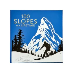 100 Slopes of a Lifetime Leather-Bound Book