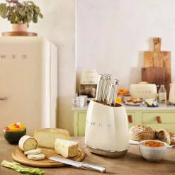 Smeg Knife Block & Knives Set (Set of 7)