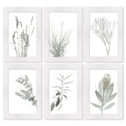 Soft Botanical Framed Wall Art
