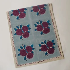 Soil to Studio Sara Block-Printed Linen Table Runner