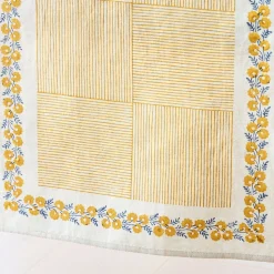 Soil to Studio Tamara Block-Printed Linen Runner
