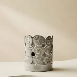 Solei Terracotta Hurricane Candleholder