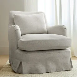 Sophie Skirted Slipcover Chair