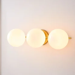 Sphere & Stem 3-Light Sconce (24")