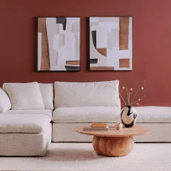 Spherical Base Coffee Table (35"–42")
