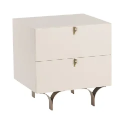 Split Leg 2-Drawer Nightstand (20")