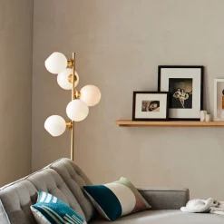 Staggered Glass 5-Light Floor Lamp (60")