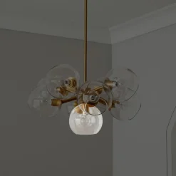Staggered Glass Shade - Open Bottom