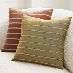 Stitch Stripe Pillow Cover