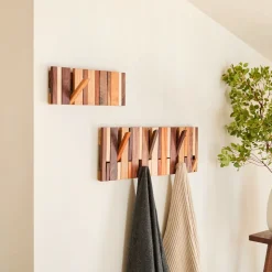 StoneWon Designs Co. Hardwood Piano Key Hook Rack