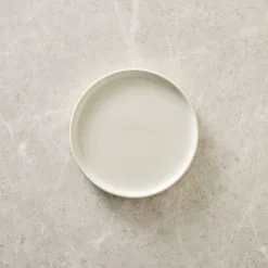 Straight-Sided Stoneware Appetizer Plate Sets
