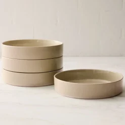 Straight-Sided Stoneware Pasta Bowl Sets