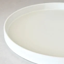 Straight-Sided Stoneware Serving Trays