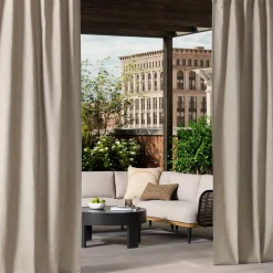 Sunbrella® Grommet Cast Performance Curtain