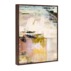 Sunset Abstract Framed Canvas Wall Art