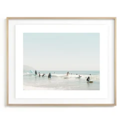 Surf School Framed Wall Art by Minted for West Elm