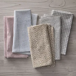 Sustainable Threads Artisan Block-Print Cotton Napkins (Set of 4)