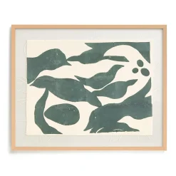 Swimming Birds Framed Wall Art by Minted for West Elm