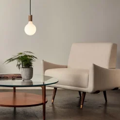 Tala Pendant w/Porc III Bulb