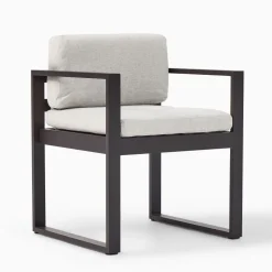 Telluride Aluminum Outdoor Dining Arm Chair Cushions