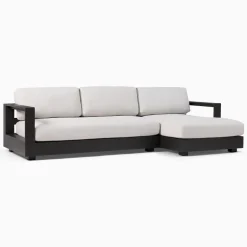 Telluride Aluminum Outdoor 2-Piece Chaise Sectional Replacement Cushions