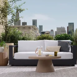 Telluride Aluminum Outdoor Sofa (83")