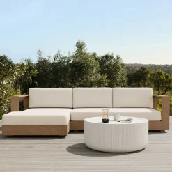Telluride Outdoor 2-Piece Chaise Sectional (115")