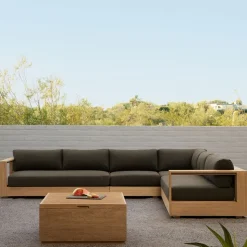 Telluride Outdoor 4-Piece L-Shaped Sectional (115")