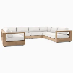 Telluride Outdoor 6-Piece U-Shaped Sectional Replacement Cushions