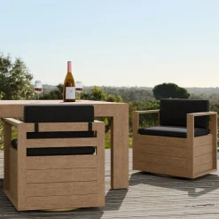 Telluride Outdoor Swivel Dining Chair Sets