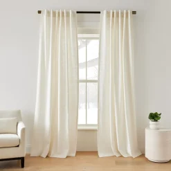 Textured Luxe Linen Curtain