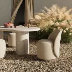 Timaru Outdoor Upholstered Dining Chair