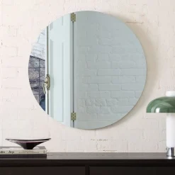 Tinted Frameless Wall Mirror