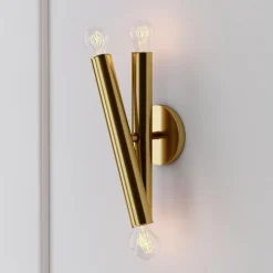 Trace Double Sconce