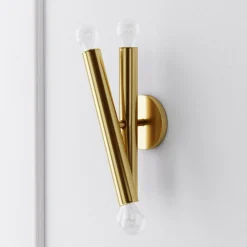 Trace Double Sconce