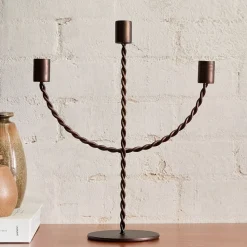 Twist Metal Candelabra