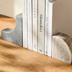 Two-Tone Marble Bookends (Set of 2)