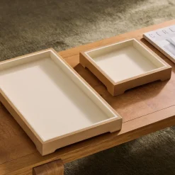 Two-Tone Wood Tray