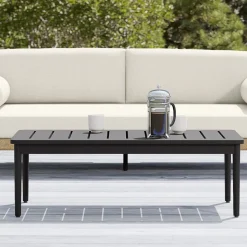 Ventura Aluminum Outdoor Coffee Table (45")