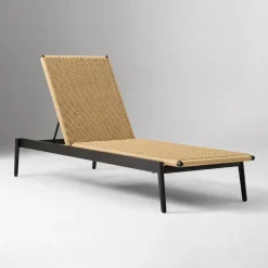 Ventura Aluminum Outdoor Stacking Chaise Lounge