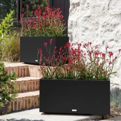 Veradek Block Series Plastic Long Box Indoor/Outdoor Planter